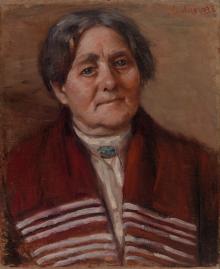 Kaimo peizažas (dvipusis paveikslas)